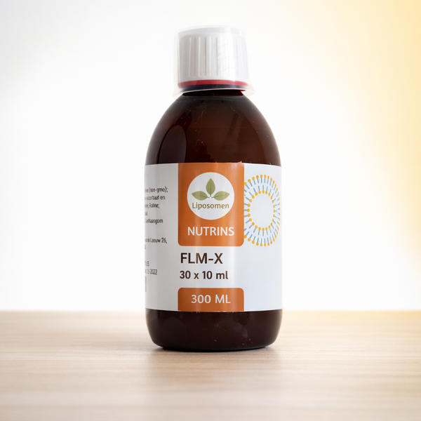 Nutrins Liposomale FLM-X supplement met vitamine C en curcuma voor huidgezondheid