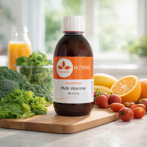 Fles Nutrins Liposomale Multivitamine 300ml � alcoholvrij supplement bij SkinClarity Club