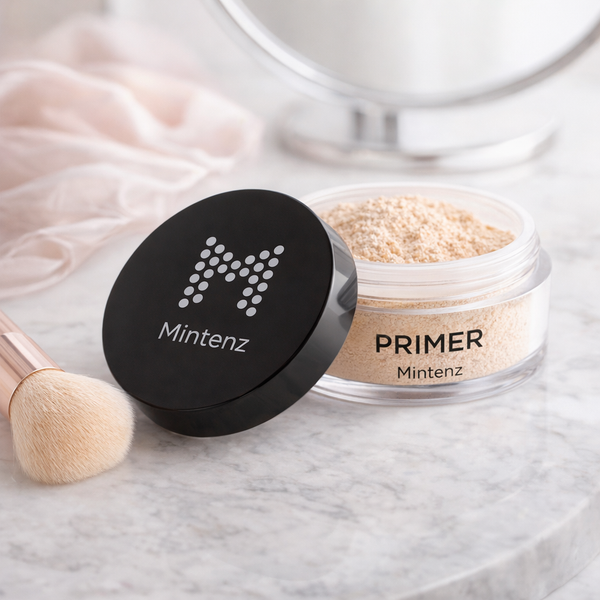 Primer textuur en verpakking - Mintenz minerale make-up