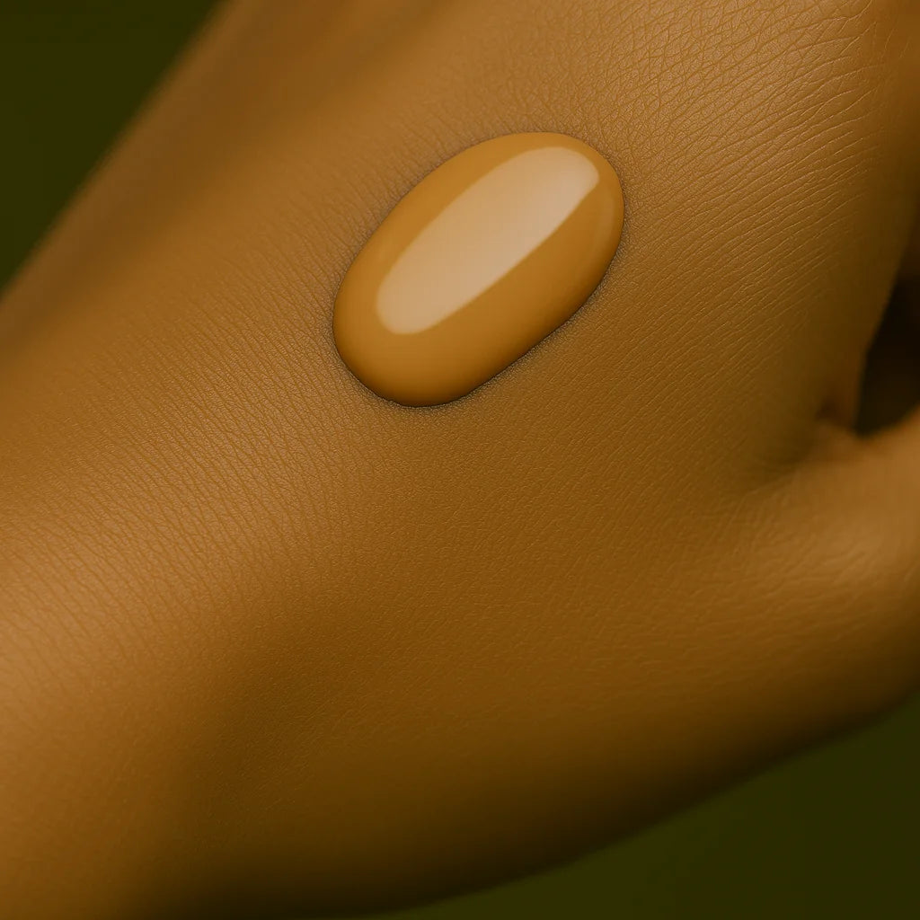Labrains BB Cream Medium with Olive Undertone 50 ml voor gevoelige huid vastgehouden door model