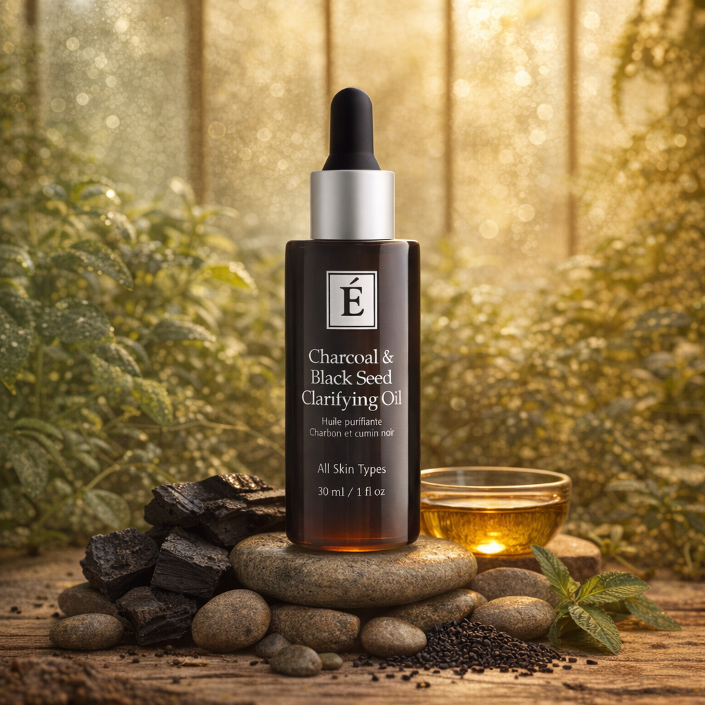 Charcoal & Black Seed Clarifying Oil - Lifestyle