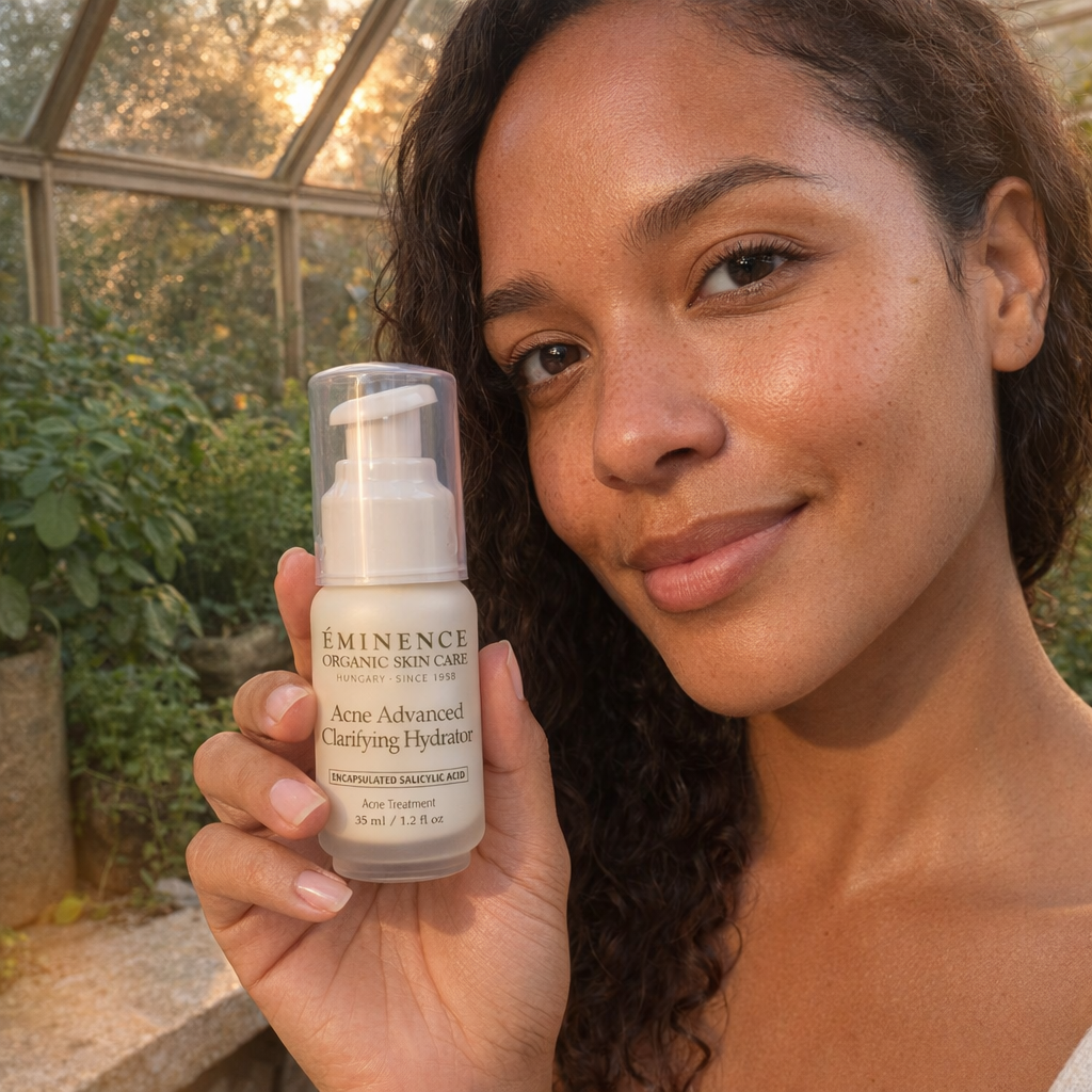 Acne Advanced Clarifying Hydrator - In Use