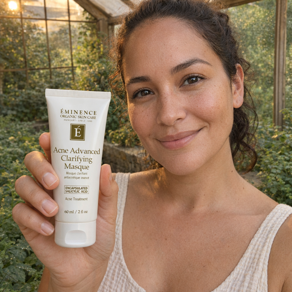 Acne Advanced Clarifying Masque - In Use
