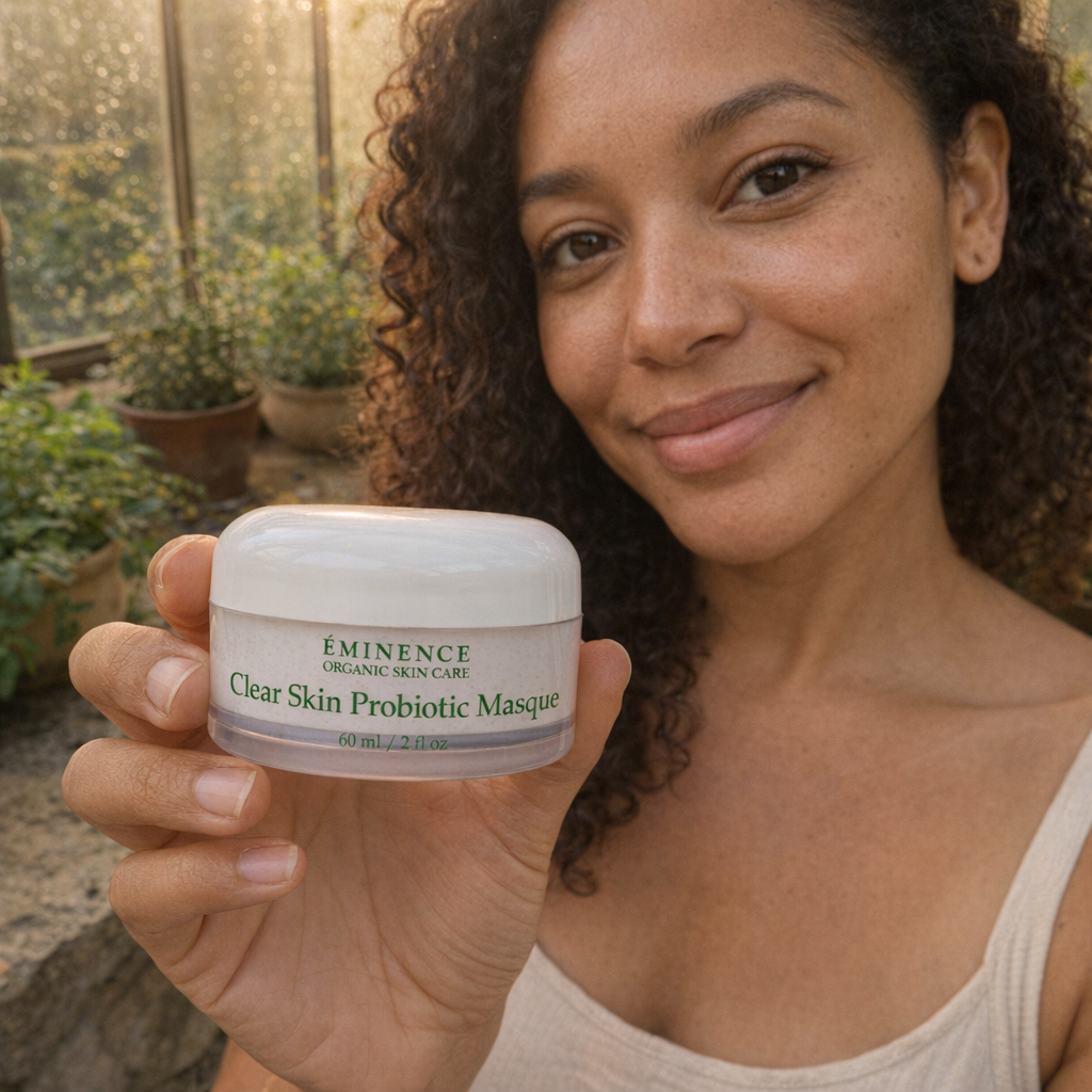Clear Skin Probiotic Masque - In Use